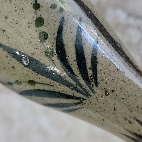 Vintage Tonala Clay Mexican Folk Art Pottery Tall Pheasant Bird - Picture 12 of 12